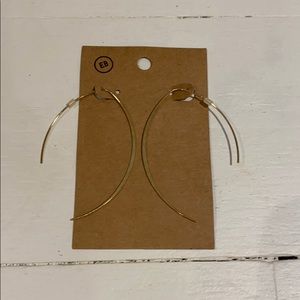 Gold Half Hoop Earrings